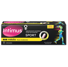 Absorvente Intimus Sports Médio c/Aplicador - 8 unidades